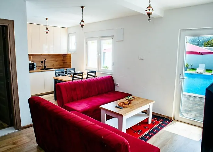 Plava Swiming Pool With House Mostar